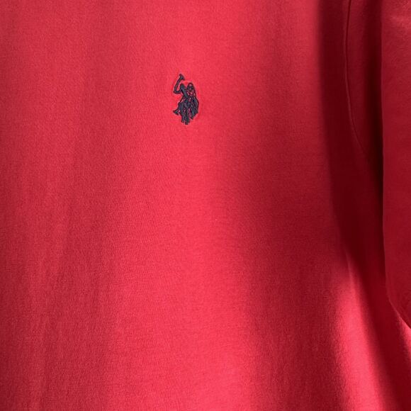 U.S. Polo Association T-Shirt Mens Size XL Red Short Sleeve Classic Fit - Picture 2 of 8